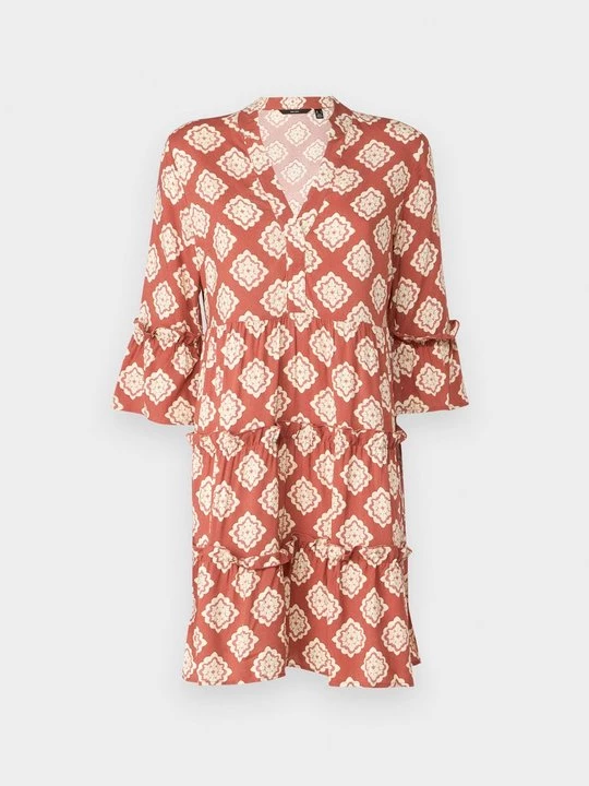Foto van product Jurk Vero Moda gemêleerd donkerroze
