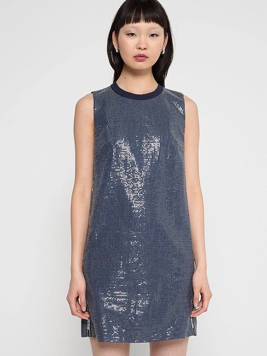 Foto van product Jurk Versace Jeans Couture donkerblauw