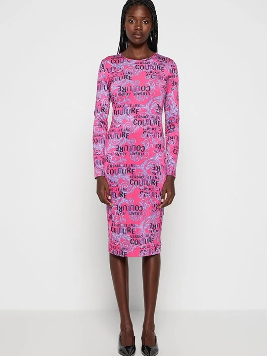 Foto van product Jurk Versace Jeans Couture donkerroze