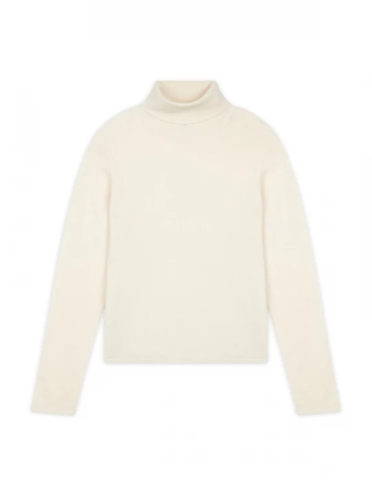 Foto van product JUST CASHMERE Trui 'Ava' wolwit