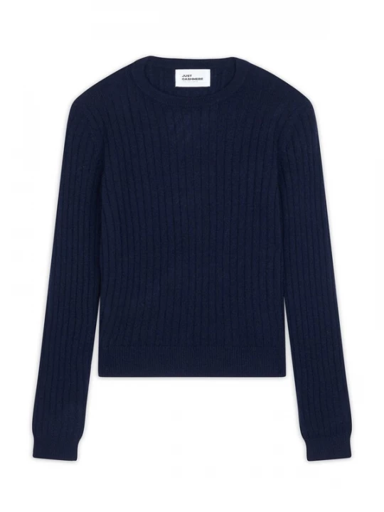 Foto van product JUST CASHMERE Trui 'Avana' navy