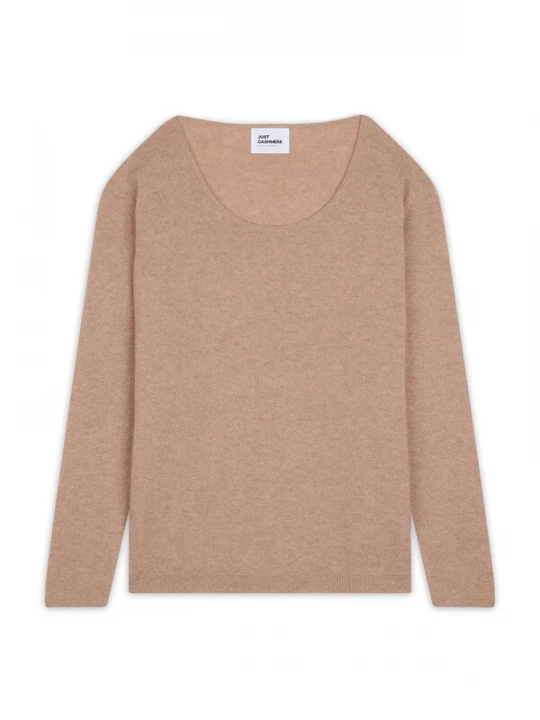 Foto van product JUST CASHMERE Trui 'Fiona' camel