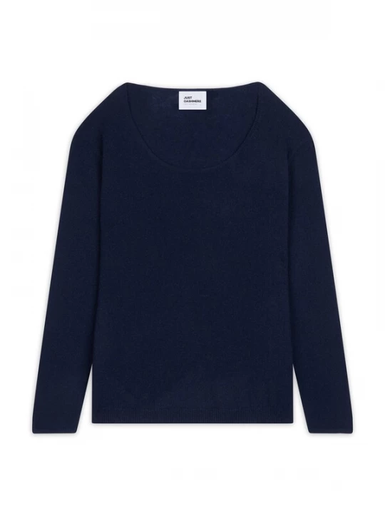 Foto van product JUST CASHMERE Trui 'Fiona' navy
