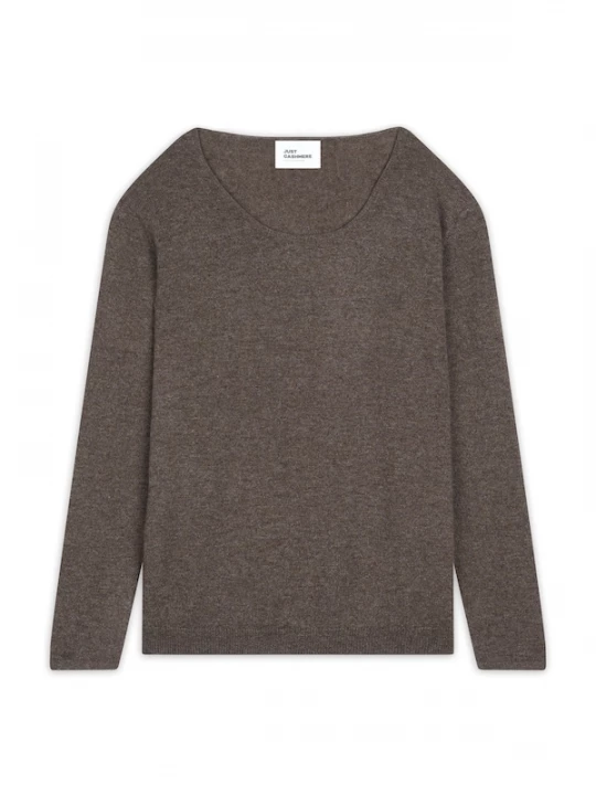 Foto van product JUST CASHMERE Trui 'Fiona' taupe