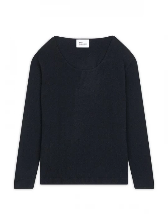 Foto van product JUST CASHMERE Trui 'Fiona' zwart
