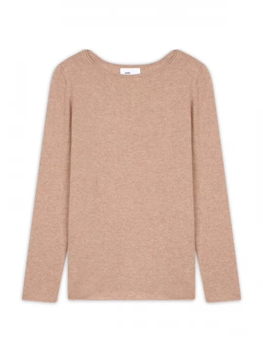 Foto van product JUST CASHMERE Trui 'Grace' camel