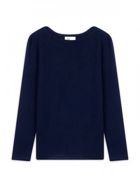 Foto van product JUST CASHMERE Trui 'Grace' navy