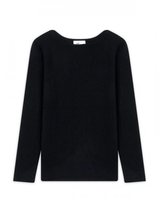 Foto van product JUST CASHMERE Trui 'Grace' zwart