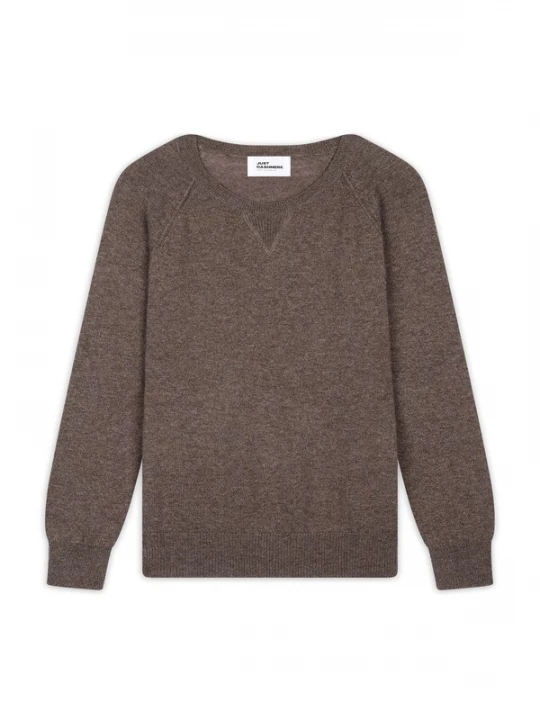 Foto van product JUST CASHMERE Trui 'Helen' taupe
