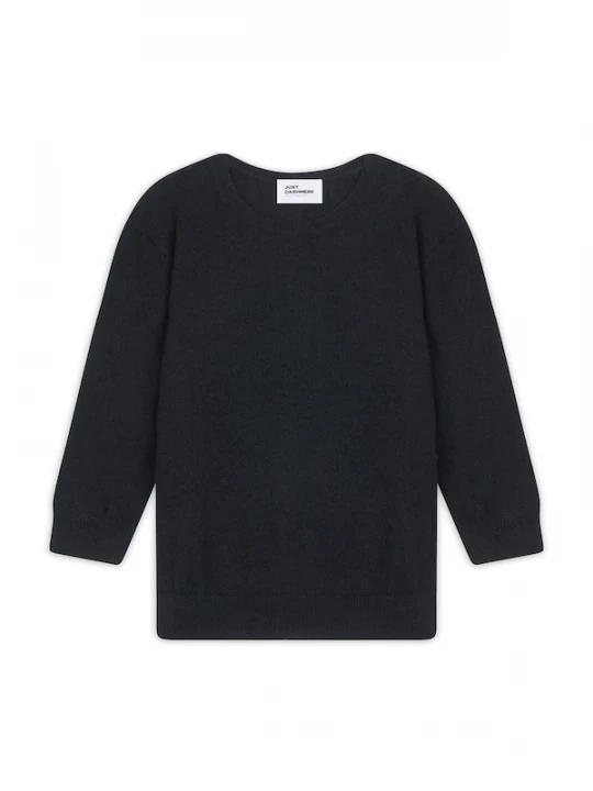 Foto van product JUST CASHMERE Trui 'Janice' zwart