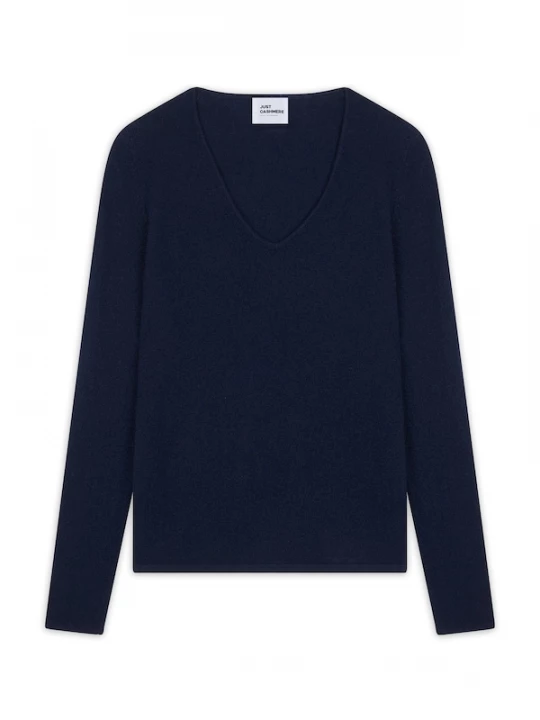 Foto van product JUST CASHMERE Trui 'Joan' navy