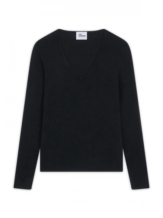 Foto van product JUST CASHMERE Trui 'Joan' zwart