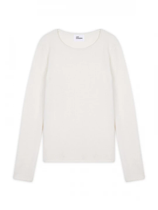 Foto van product JUST CASHMERE Trui 'Joyce' offwhite