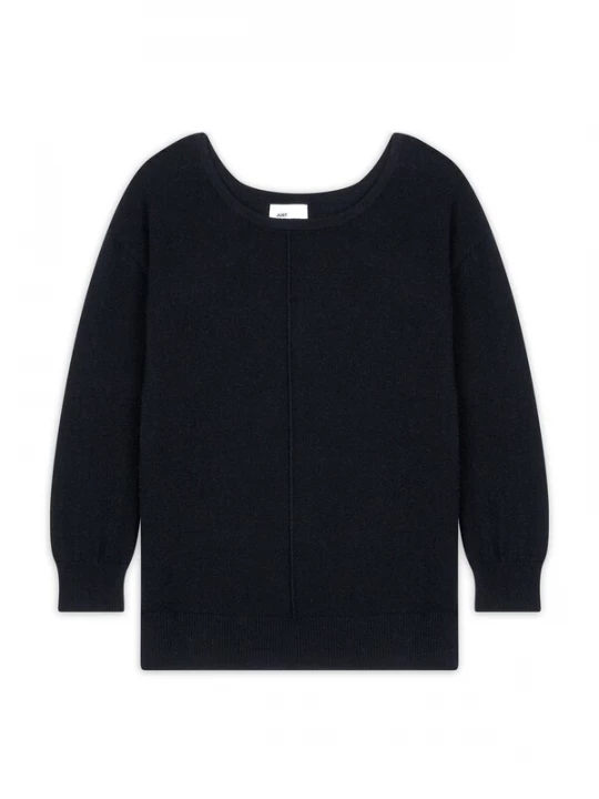 Foto van product JUST CASHMERE Trui 'KAREN' zwart