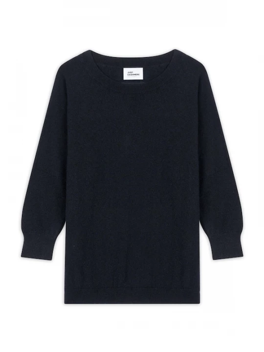 Foto van product JUST CASHMERE Trui 'Rebecca' zwart