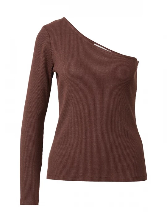 Foto van product JUST FEMALE Shirt donkerbruin