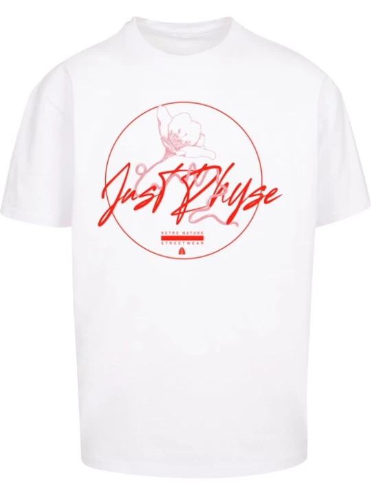 Foto van product Just Rhyse Shirt 'Full Bloom' pink / rood / wit