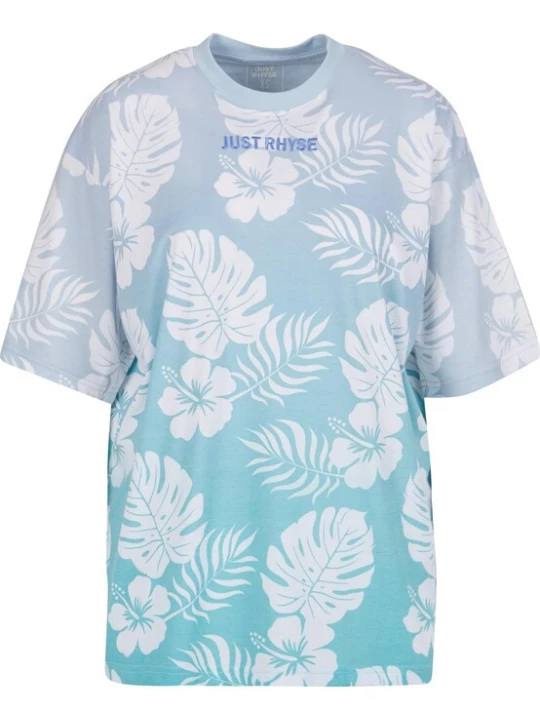 Foto van product Just Rhyse Shirt 'Holidays' blauw / groen / wit