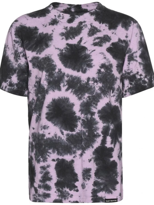 Foto van product Just Rhyse Shirt 'Lost Paradise' lichtblauw / lila / zwart / wit