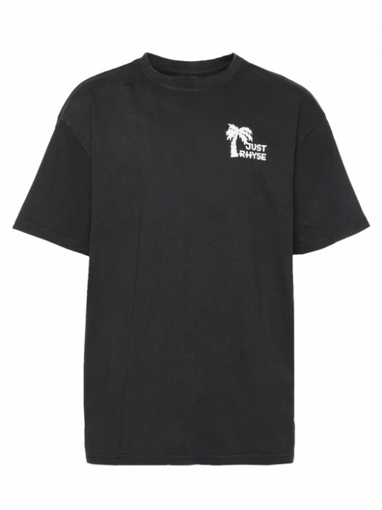 Foto van product Just Rhyse Shirt 'Motel' rosa / zwart / wit