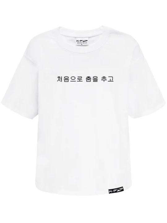 Foto van product K-pop Shirt 'Oversize t-shirt' wit