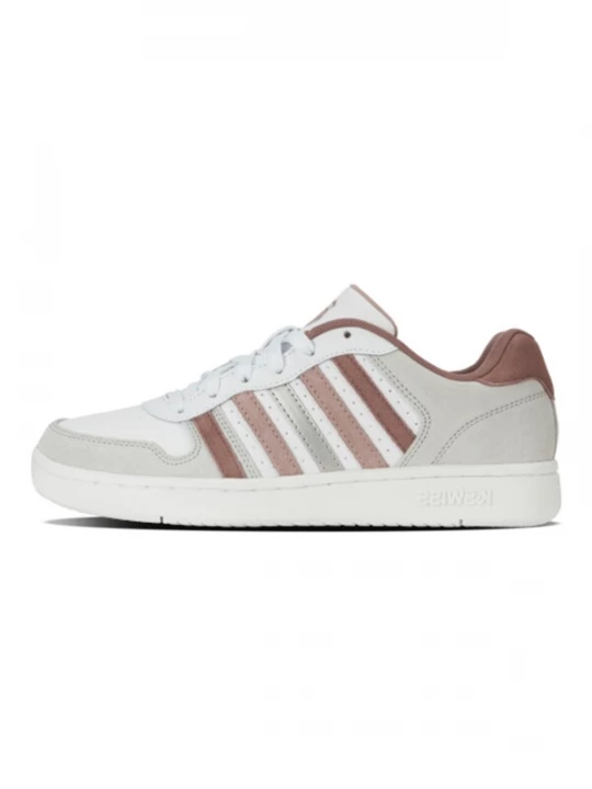 Foto van product K-SWISS Sneakers laag 'Court Palisades' grijs / pastelgroen / oudroze / wit