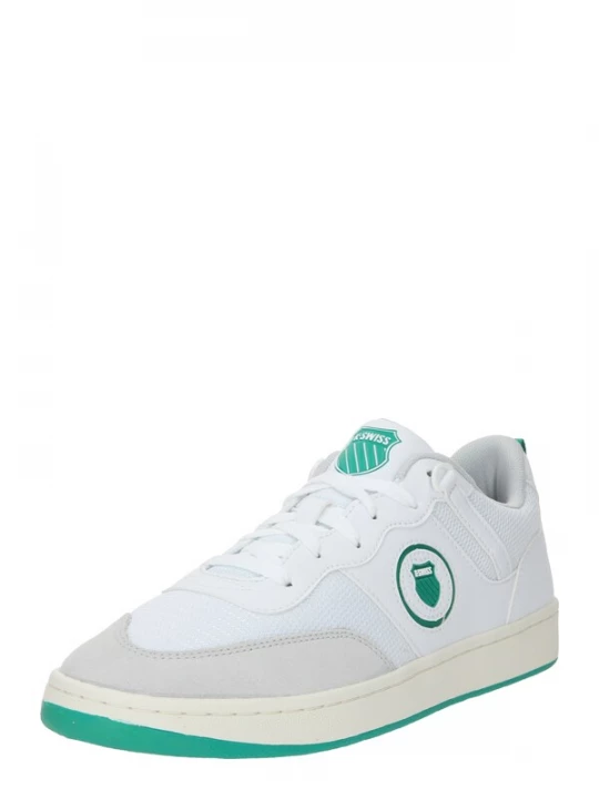Foto van product K-SWISS Sneakers laag 'Varsity' lichtgrijs / smaragd / wit