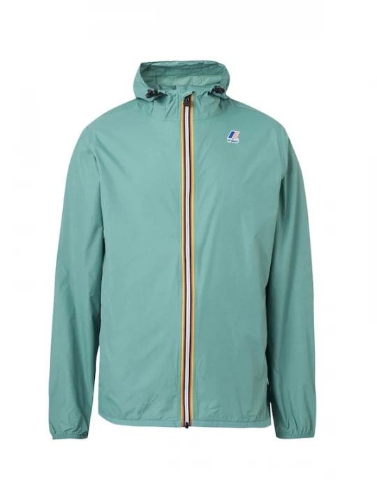 Foto van product K-Way Functionele jas 'Le Vrai 4.0 Claude' turquoise / geel / oranje