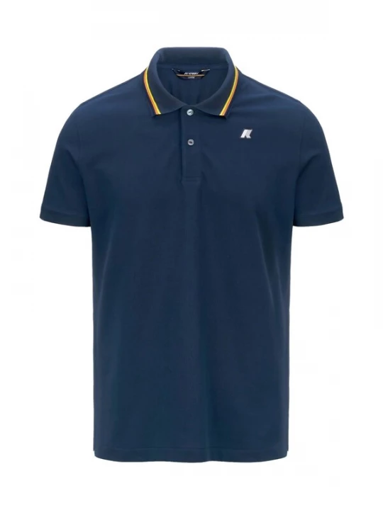 Foto van product K-Way Shirt 'JUD PIQUE SLIM' blauw