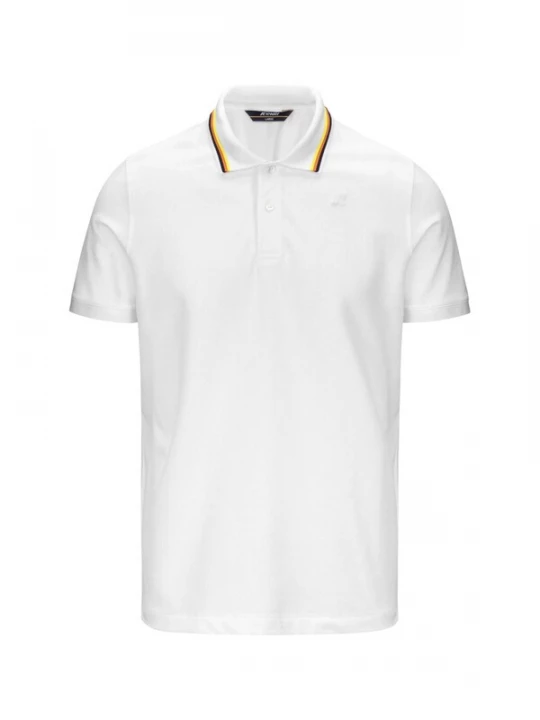 Foto van product K-Way Shirt 'JUD PIQUE SLIM' wit