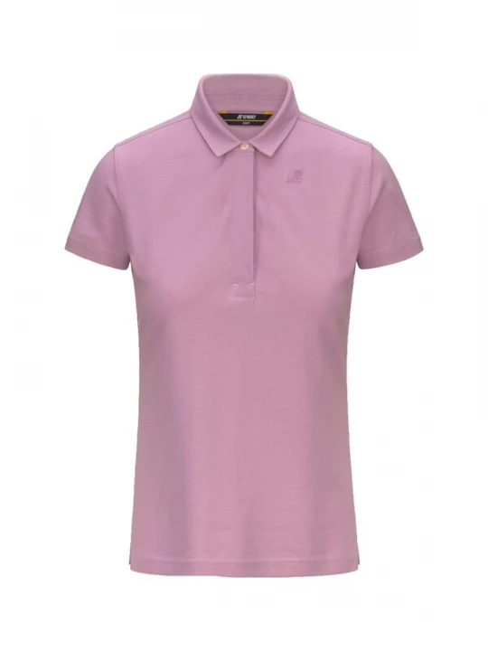 Foto van product K-Way Shirt 'K-WAY AMDEA PIQUE SLIM T-Shirt e Polo' pink