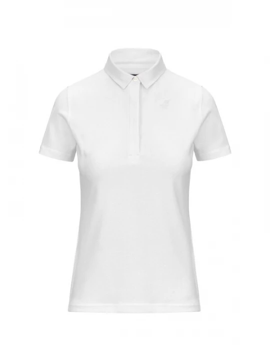 Foto van product K-Way Shirt 'K-WAY AMDEA PIQUE SLIM T-Shirt e Polo' wit