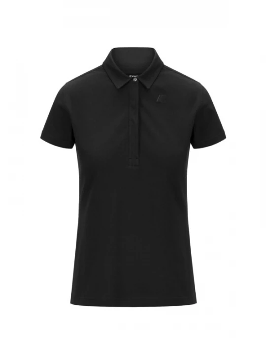 Foto van product K-Way Shirt 'K-WAY AMDEA PIQUE SLIM T-Shirt e Polo' zwart