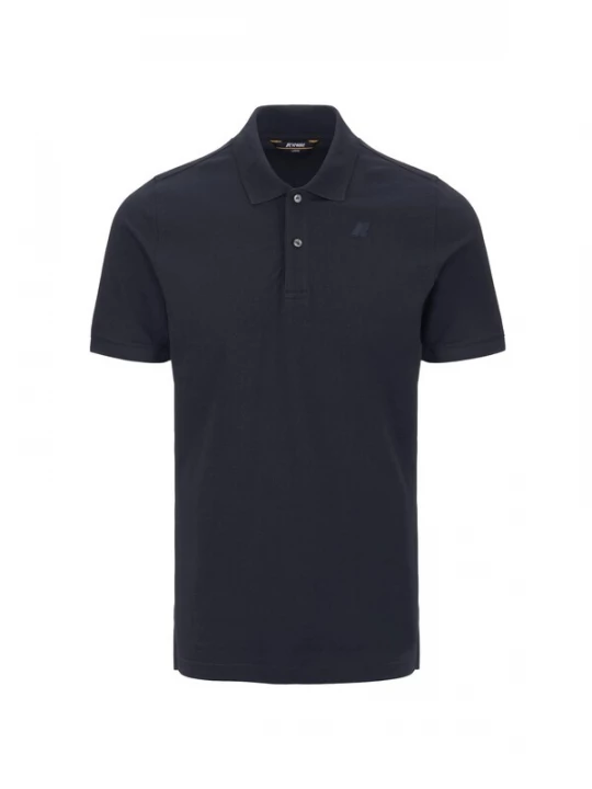 Foto van product K-Way Shirt 'K-WAY AMEDEE PIQUE SLIM T-Shirt e Polo' donkerblauw