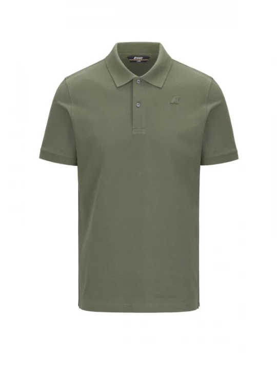 Foto van product K-Way Shirt 'K-WAY AMEDEE PIQUE SLIM T-Shirt e Polo' donkergroen