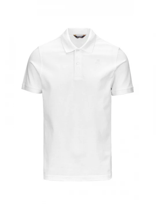 Foto van product K-Way Shirt 'K-WAY AMEDEE PIQUE SLIM T-Shirt e Polo' wit