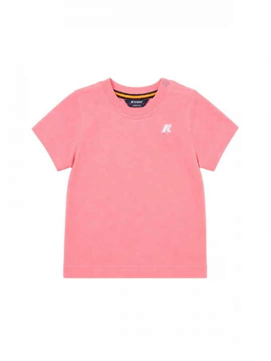 Foto van product K-Way Shirt 'K-WAY KIDS E. PETE JERSEY T-SHIRT' pink