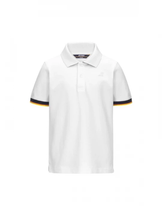 Foto van product K-Way Shirt 'K-WAY KIDS P. VINCENT PIQUE POLO' wit