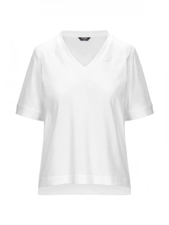 Foto van product K-Way Shirt 'K-WAY LEDA JERSEY T-Shirt e Polo' wit