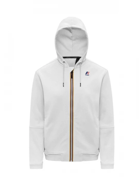 Foto van product K-Way Sweatshirt 'K-WAY PROSPER POLY COTTON FELPA' wit