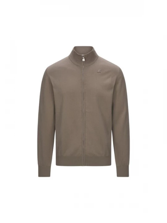 Foto van product K-Way Sweatvest 'FINNY COTTON PS PULLOVER' donkerbeige