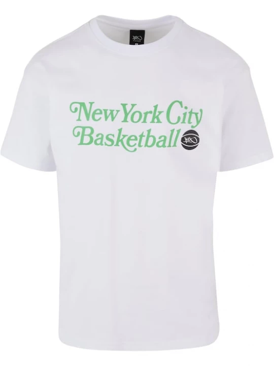 Foto van product K1X Shirt 'NYC BB' lichtgroen / zwart / wit