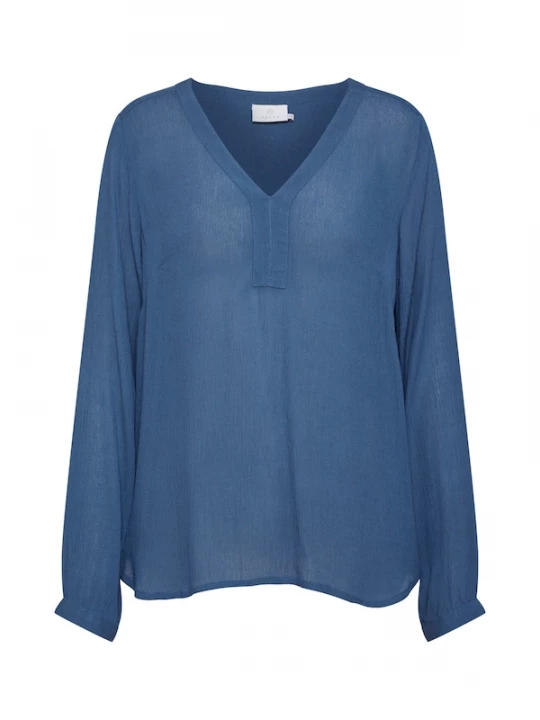 Foto van product Kaffe Blouse 'Amber' donkerblauw