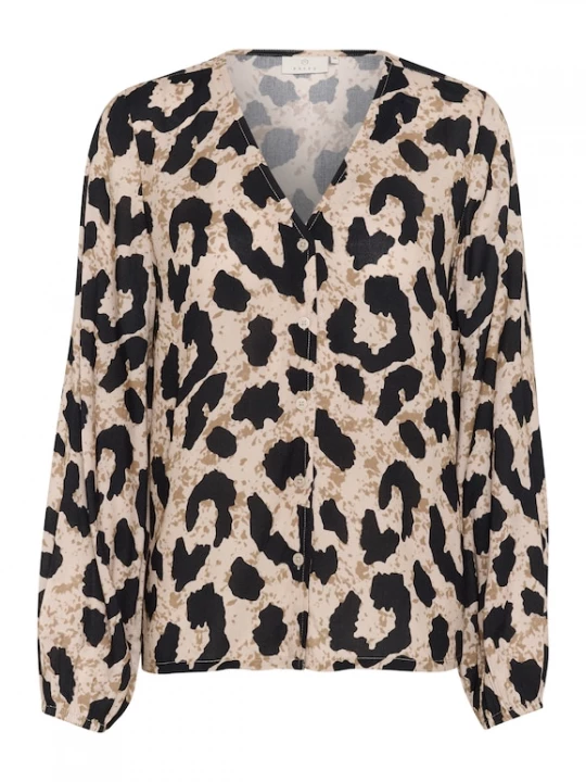 Foto van product Kaffe Blouse beige / zwart / wit