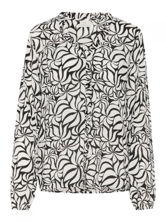 Foto van product Kaffe Blouse 'Ellen' zwart / wit