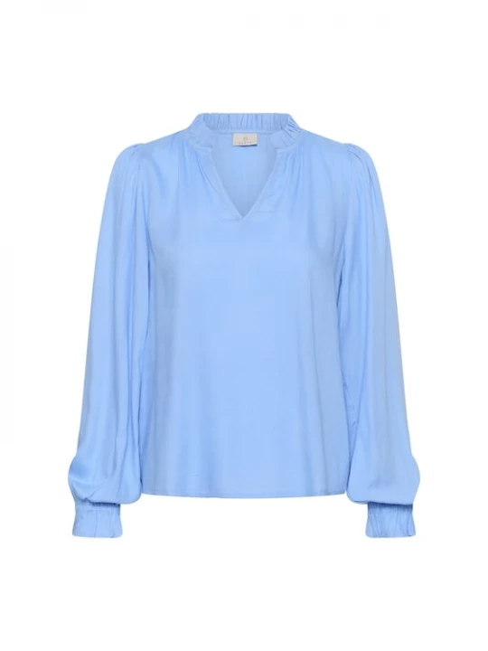 Foto van product Kaffe Blouse 'Elly' hemelsblauw