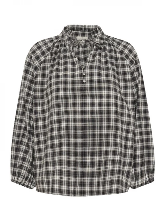 Foto van product Kaffe Blouse 'Elna' zwart / wolwit