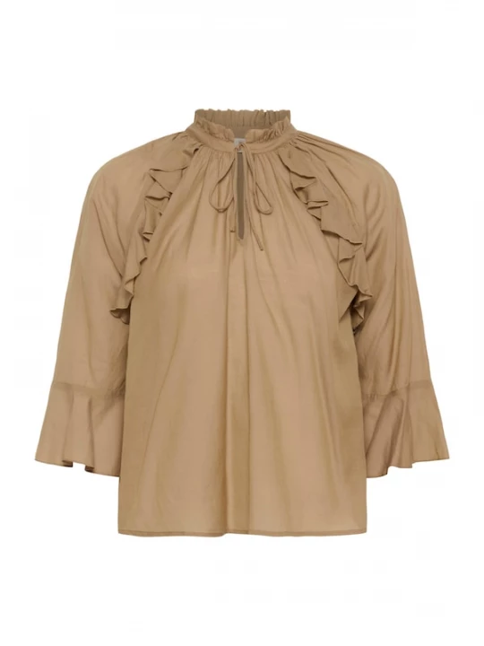Foto van product Kaffe Blouse 'Flora' beige