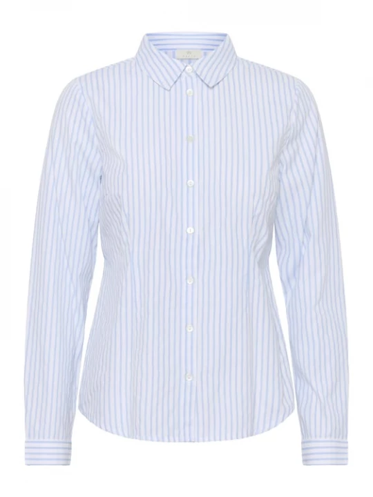 Foto van product Kaffe Blouse 'Giulia' blauw / wit