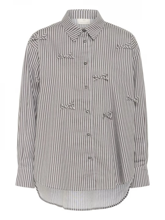 Foto van product Kaffe Blouse grijs / wit